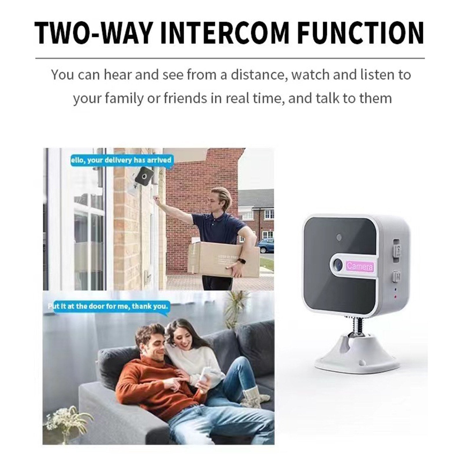Mini Smart Home Sicherheitskamera A13 - 1080P HD Kabellos, Fernsteuerung, Menschenerkennung