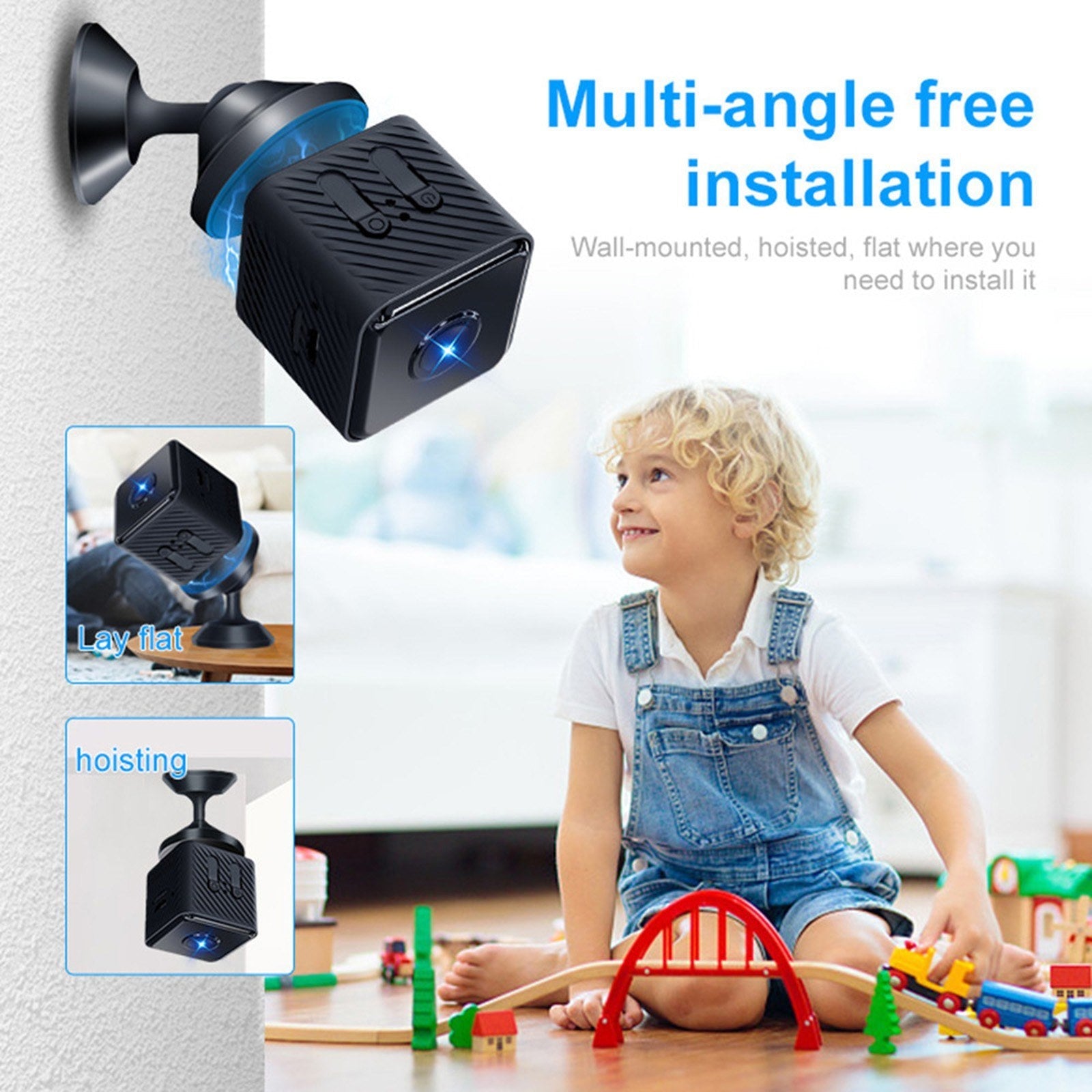 X2 Mini Smart-Sicherheitskamera - Drahtlose 1080P HD-Überwachung mit Nachtsicht