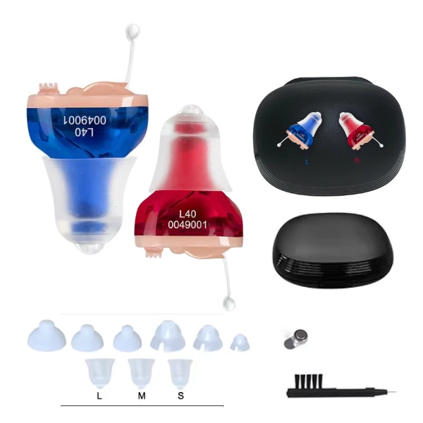 Unsichtbare Wiederaufladbare Hörgeräte mit Klarem Klang