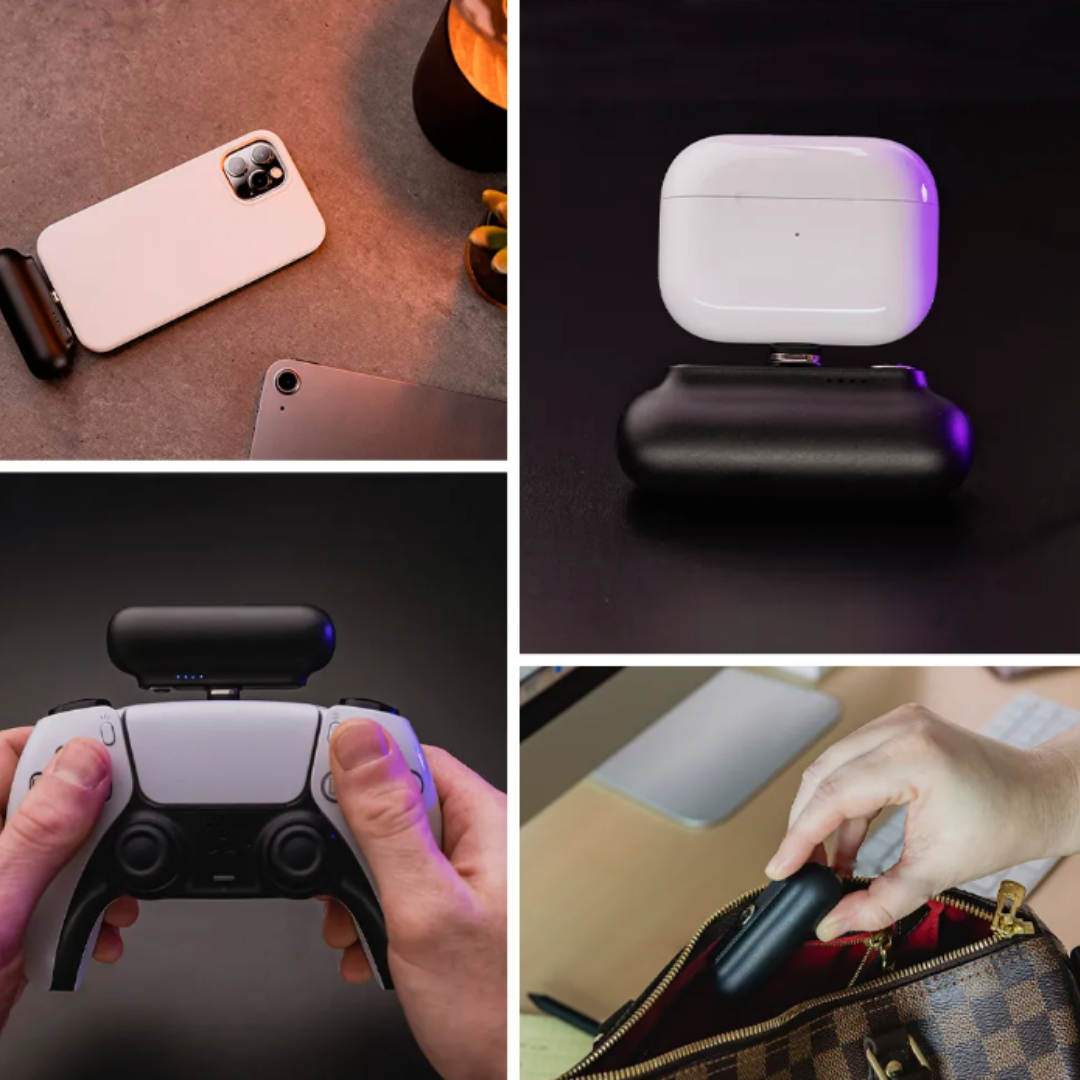 Universelles Magnetisches Mini Power Bank – Überall geladen bleiben!