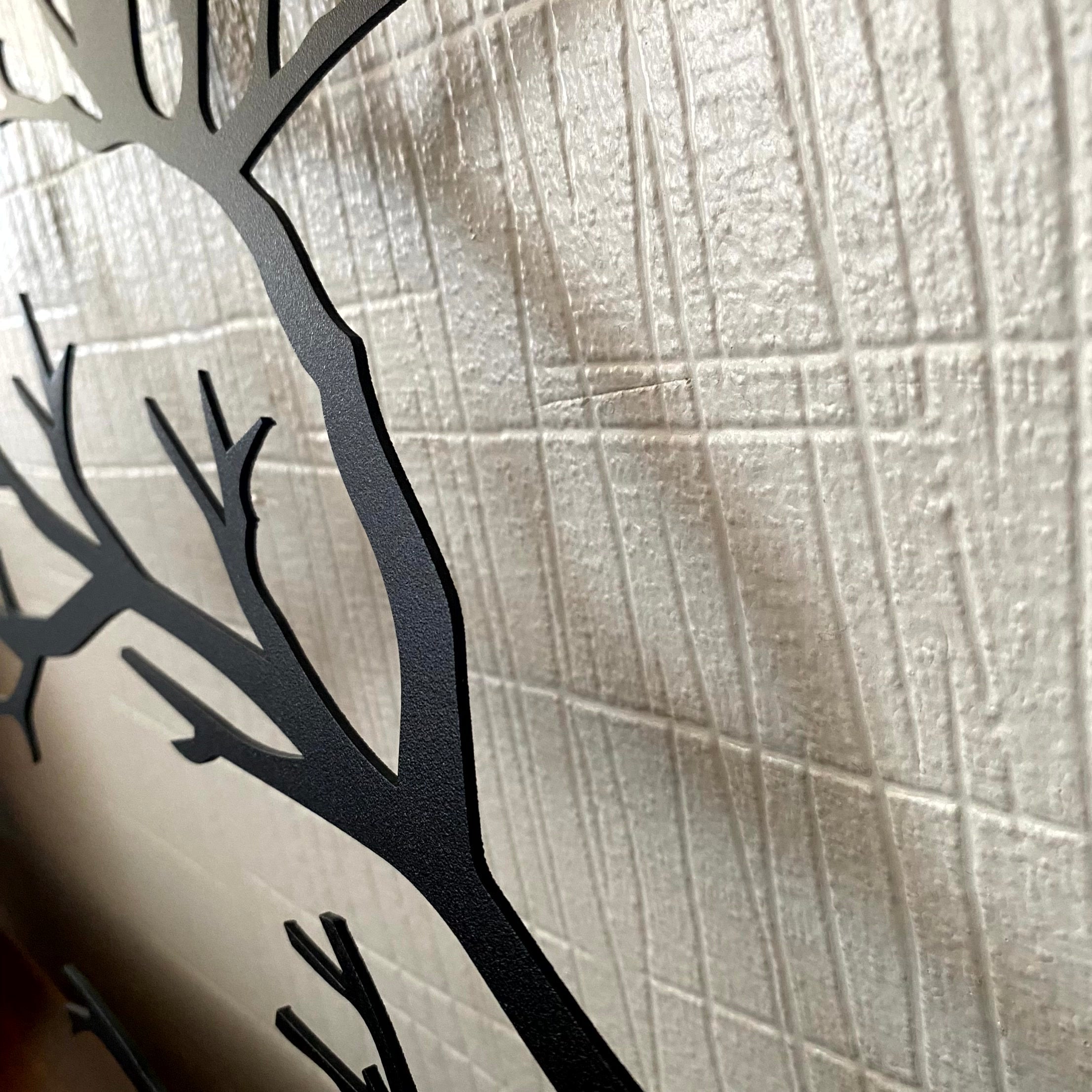 PerchArt | Metall Wandkunst mit Vögeln auf Ast