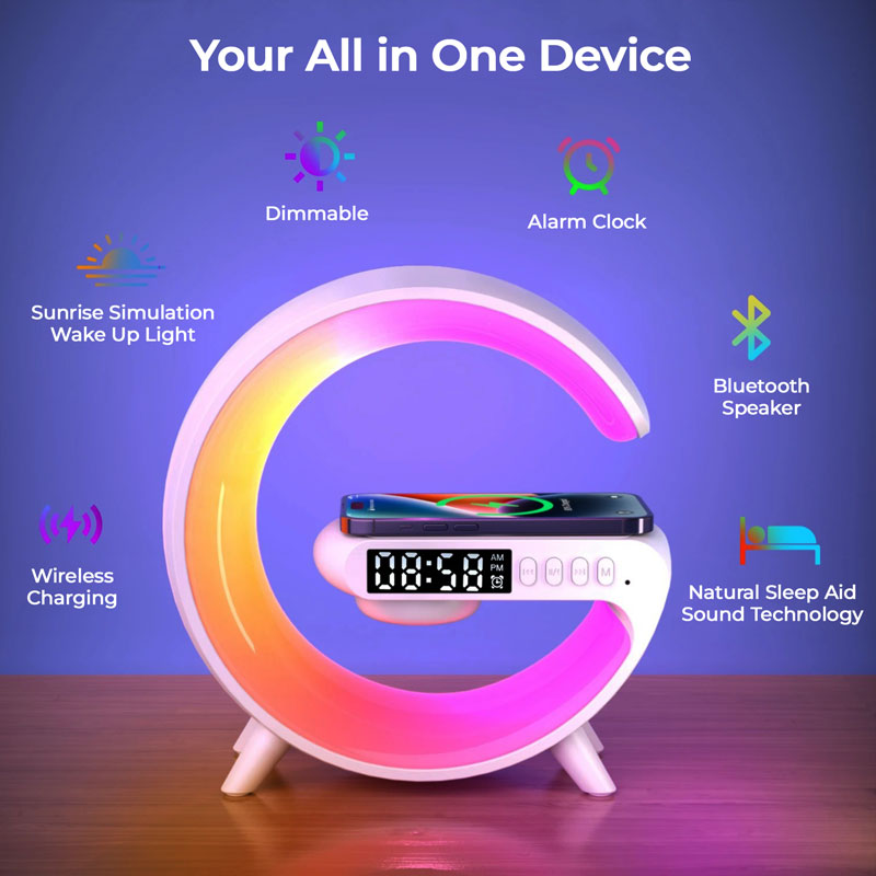 4 in 1 RGB Wireless Charging Lampe