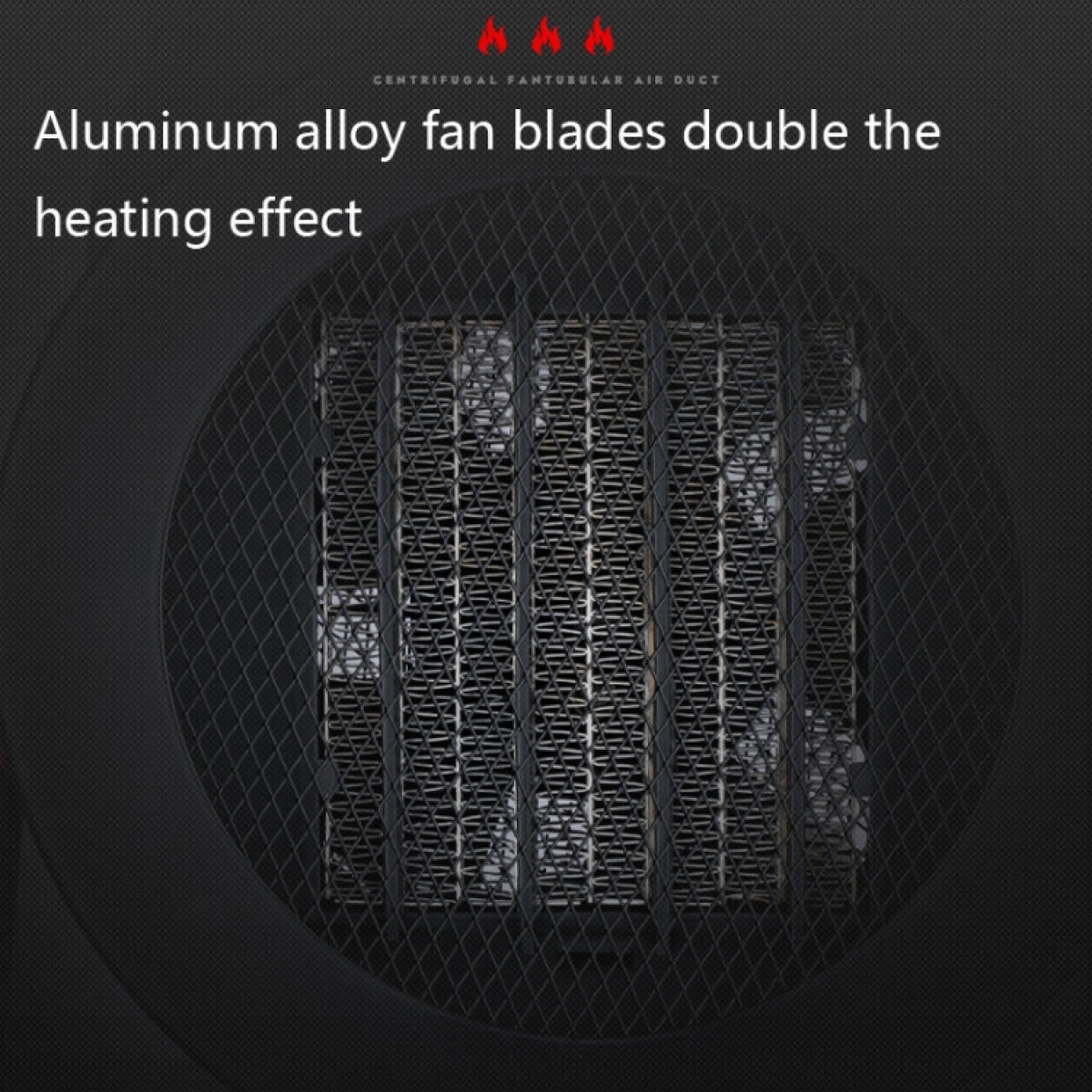 Tragbarer elektrischer Heizlüfter 1500W mit 3 Heizstufen, Überhitzungsschutz, leise & verstellbar – ideal für Schlafzimmer, Büro & Garage