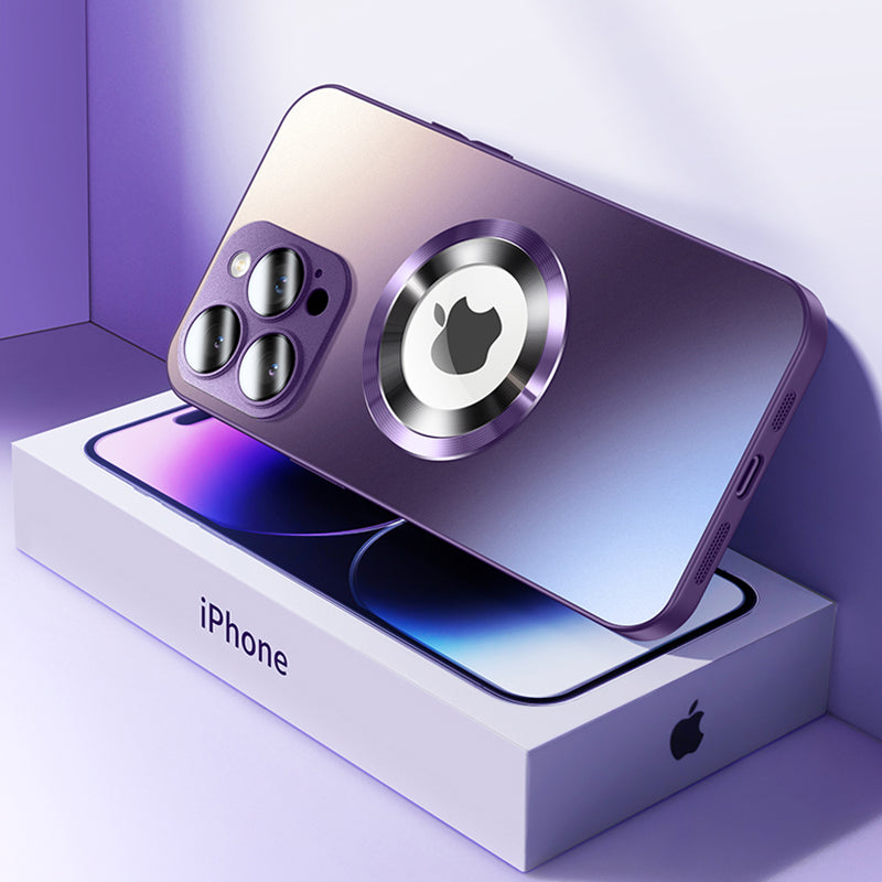 Hochwertige Matte Magnetische iPhone-Hülle mit MagSafe Case für Apple iPhone 15/14/13/12 Pro Max Plus | Glasobjektiv-Kameraschutzabdeckung, Panzer-Schutzhülle, Stoßfest und Stilvolle Handyhülle | Tasche in limitierter Auflage