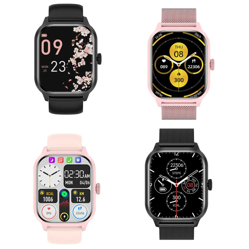 Smartwatch mit Blutwertüberwachung – 2,01" HD, Herzfrequenz, Schlaftracking, GPS, 50+ Sportmodi, IP67