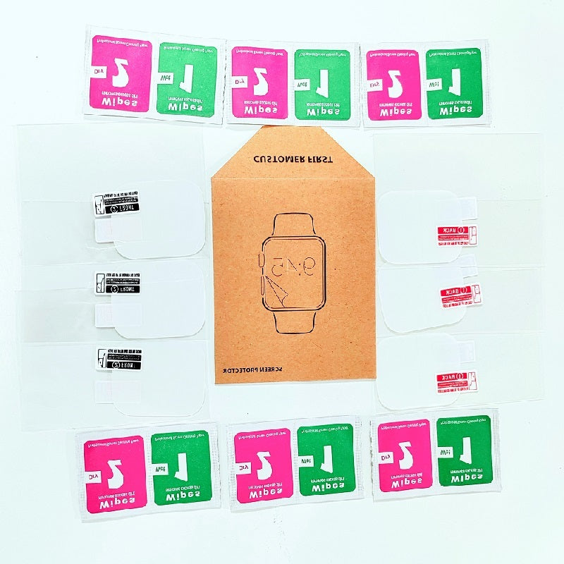 Klare Bildschirmschutzfolien für HealthGuard Glukose Smartwatch - 4 Stück