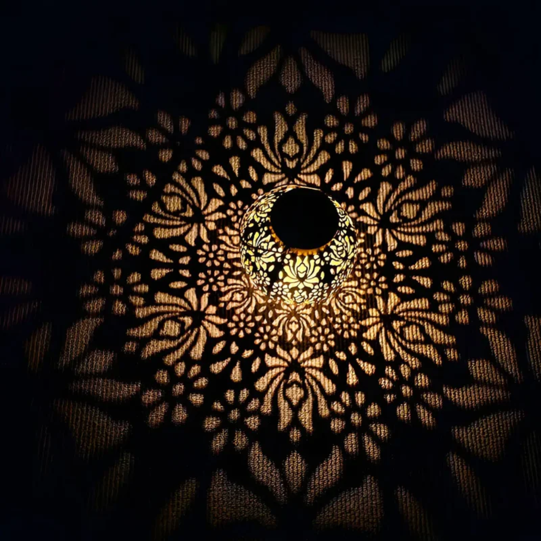 Wetterfestes LED Solar Pendant Light Für Den Garten