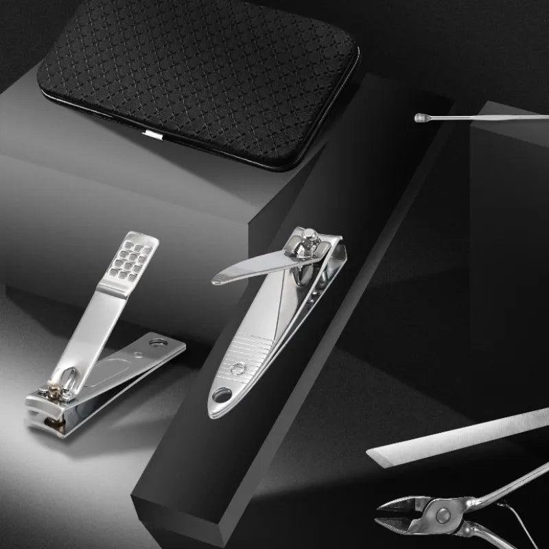 LuxeTools - Professionelles 19-teiliges Edelstahl-Nagelkniperset