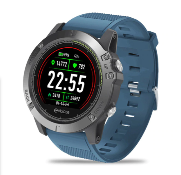 Taktische Smartwatch wasserdicht 50 m – Fitnessuhr mit Herzfrequenz, Schlafanalyse & 3D-Tracking
