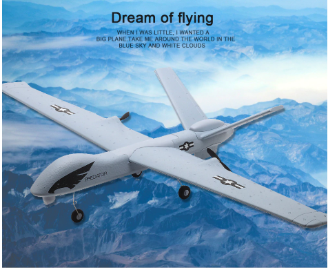 RC Flugzeug mit LED – Ferngesteuertes Modellflugzeug für Kinder & Anfänger mit Handstart & Bodenstart