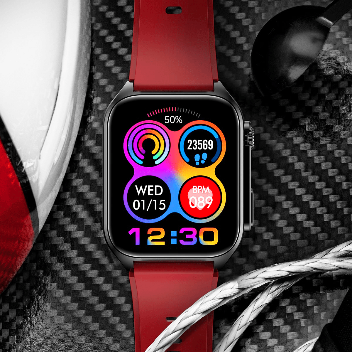 Vitality Smart Watch - Gesundheits- und Fitnesstracker All-In-One Überwachung wasserdicht