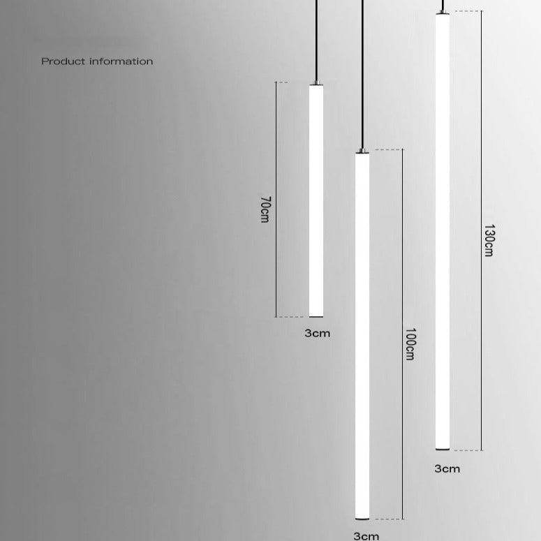 Rod Pendelleuchte Schwarz | Moderne Hängelampe für Esszimmer