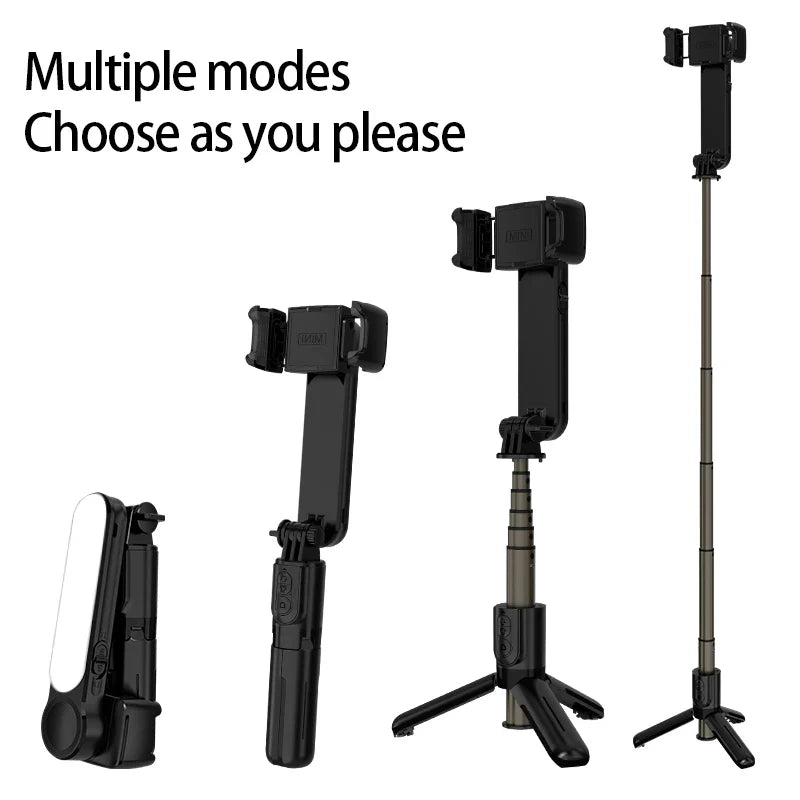 SteadyGlow 3-in-1 Selfie-Stick & Gimbal-Stabilisator