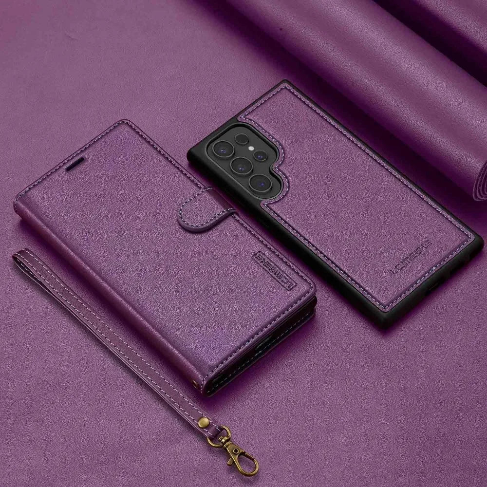 EliteGuard Abnehmbares Wallet Case für Samsung Galaxy