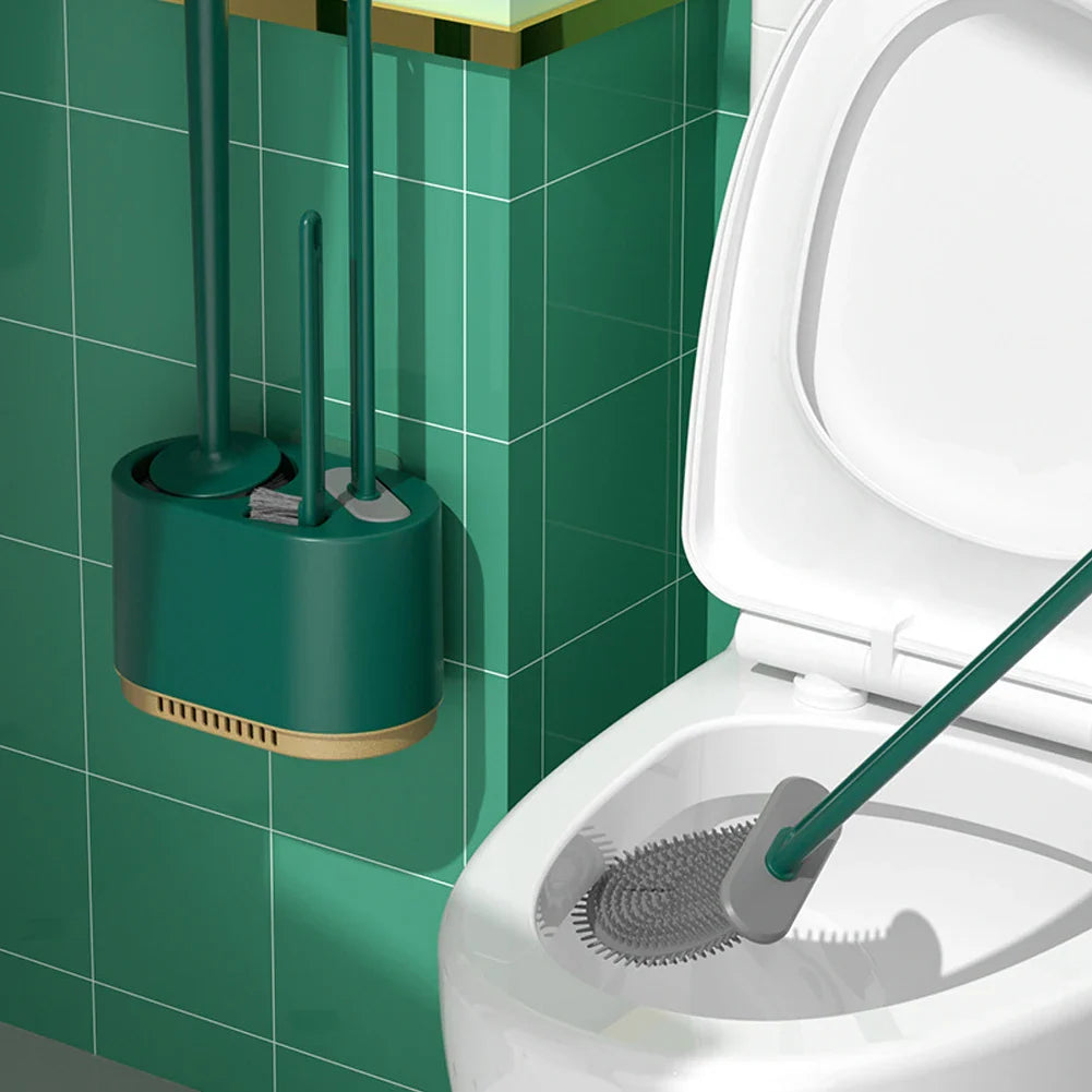 Zelara - 3-in-1-Toilettenbürste, um deine Toilette ohne tote Ecken zu reinigen