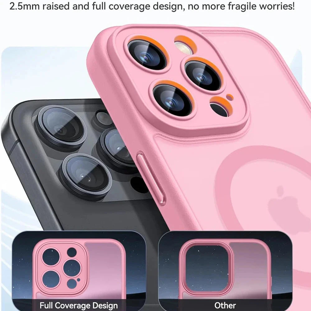 Hybrid Schockfeste iPhone Matte Transparente MagSafe Hülle