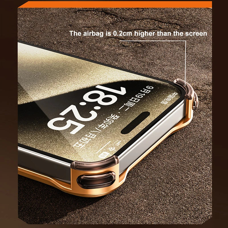 Premium Aluminiumlegierung Stoßfeste iPhone-Hülle