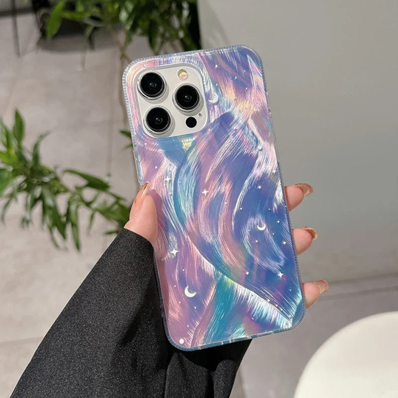 Glitzer Sternenverlauf Handyhülle für iPhone