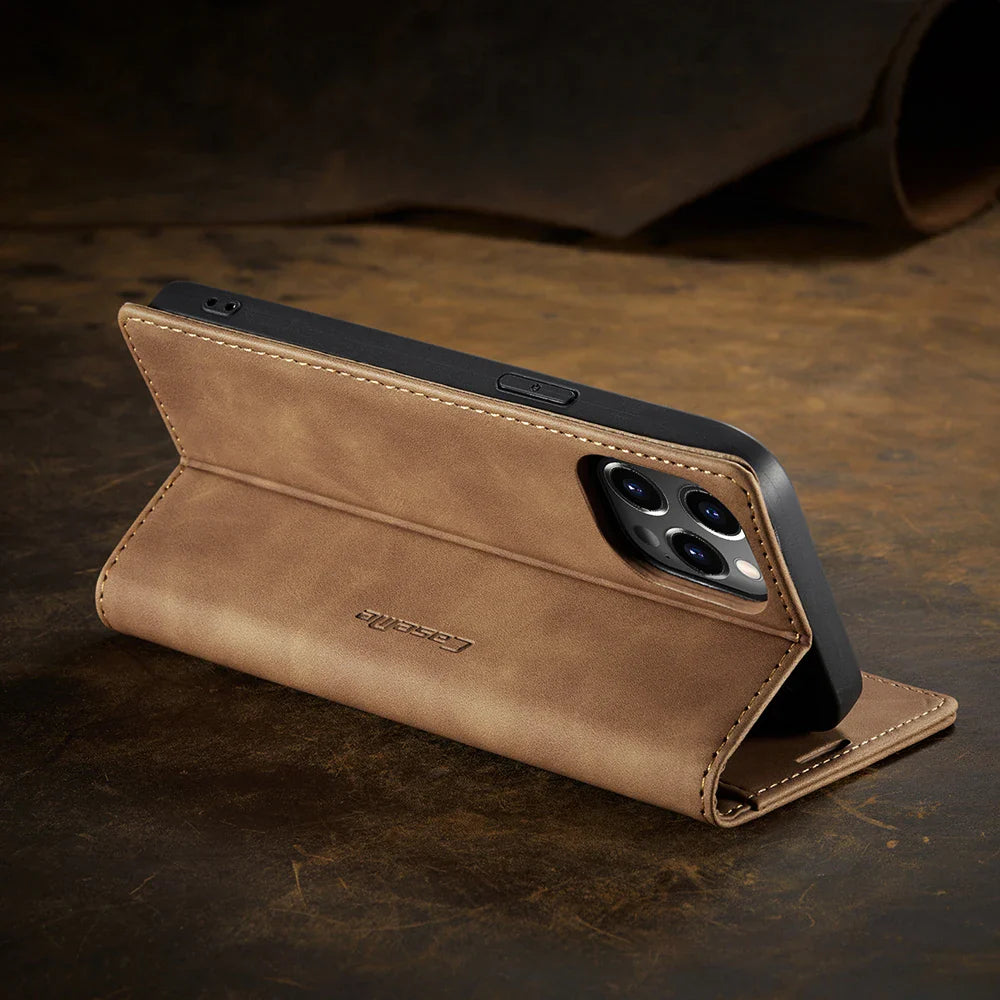 Flip Wallet Case, magnetische Wallet Hülle | iPhone
