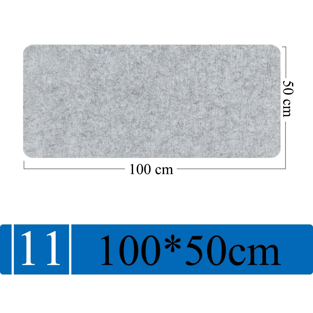 Großes Filz-Mauspad | Rutschfest & Schützend | Warm & Weich | 3mm Dick