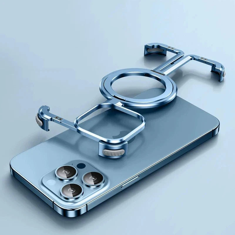 Schockfeste Aluminium MagSafe Haltehülle für iPhone