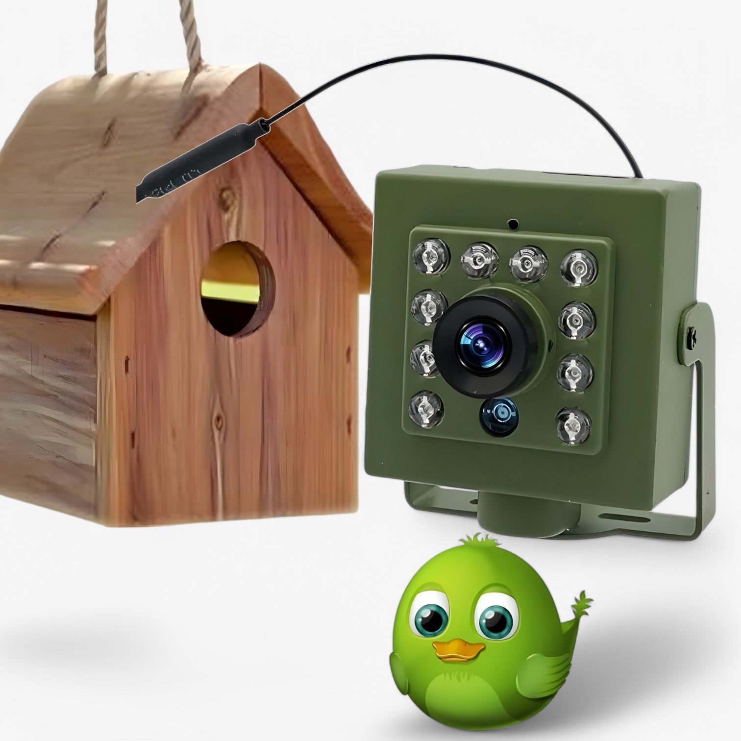 NestCam WLAN-Kamera – 1080p HD & Wetterfest für beeindruckende Vogelbeobachtungen