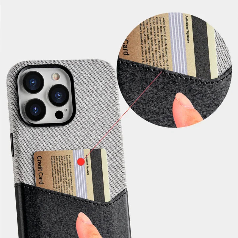 MagSafe Leder iPhone Kartenhalter Schutzhülle
