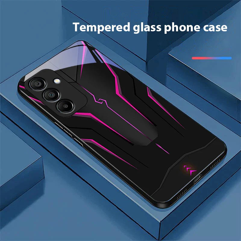 Mechanisches Cool Tempered Glass Case für Samsung