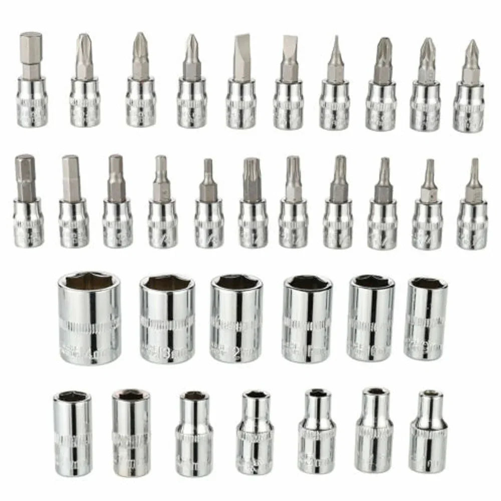 46PCS metrisches Ratschenschlüssel-Set - Professionelles Metallbearbeitungswerkzeug