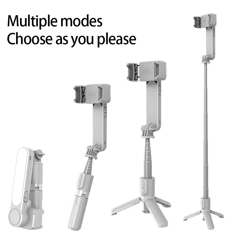 SteadyGlow 3-in-1 Selfie-Stick & Gimbal-Stabilisator