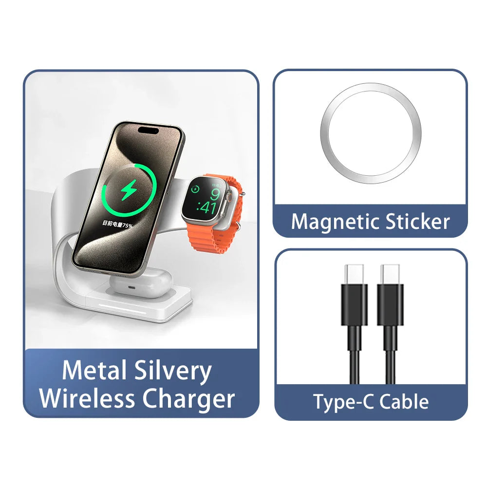 MagCool 4-in-1 Metall Wireless Charger
