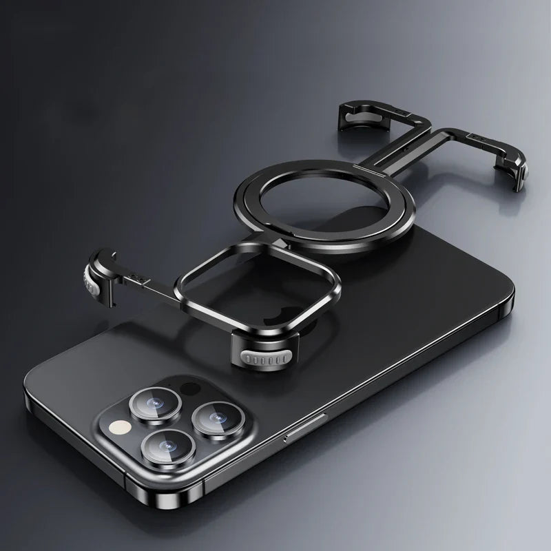 Schockfeste Aluminium MagSafe Haltehülle für iPhone