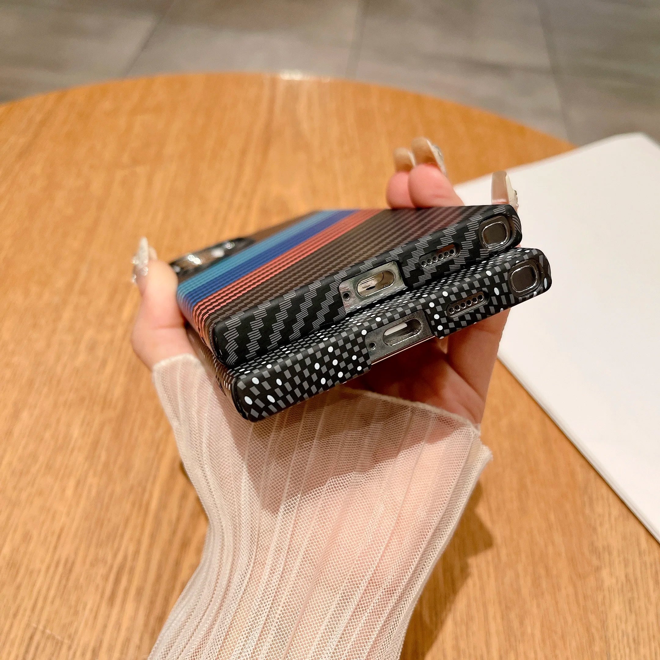 Carbonfaser Samsung Wireless Ladehülle