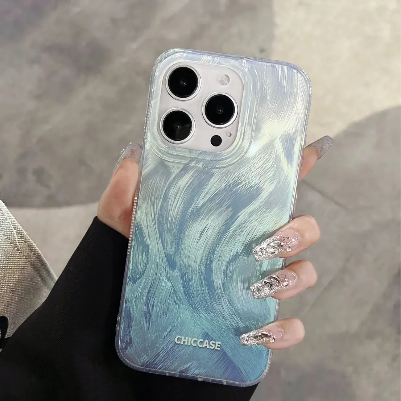 Glitzer Sternenverlauf Handyhülle für iPhone