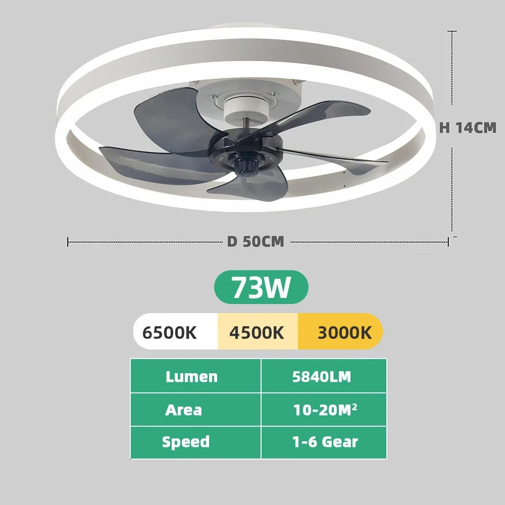 Aura Silent LED Deckenventilator Lampe