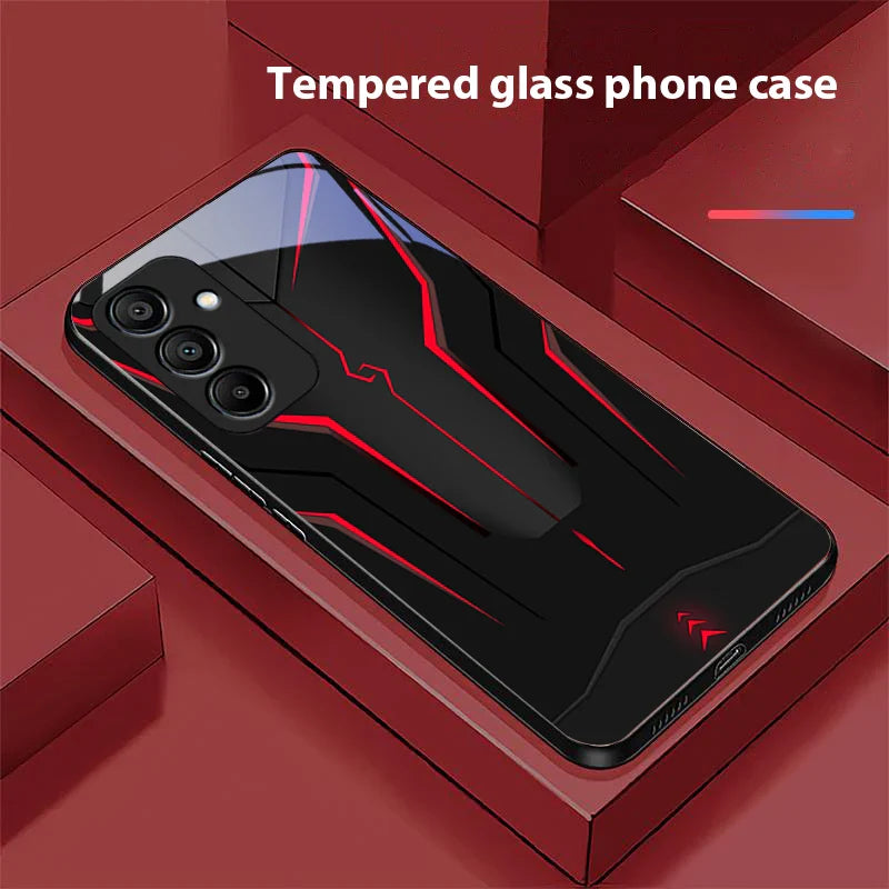 Mechanisches Cool Tempered Glass Case für Samsung