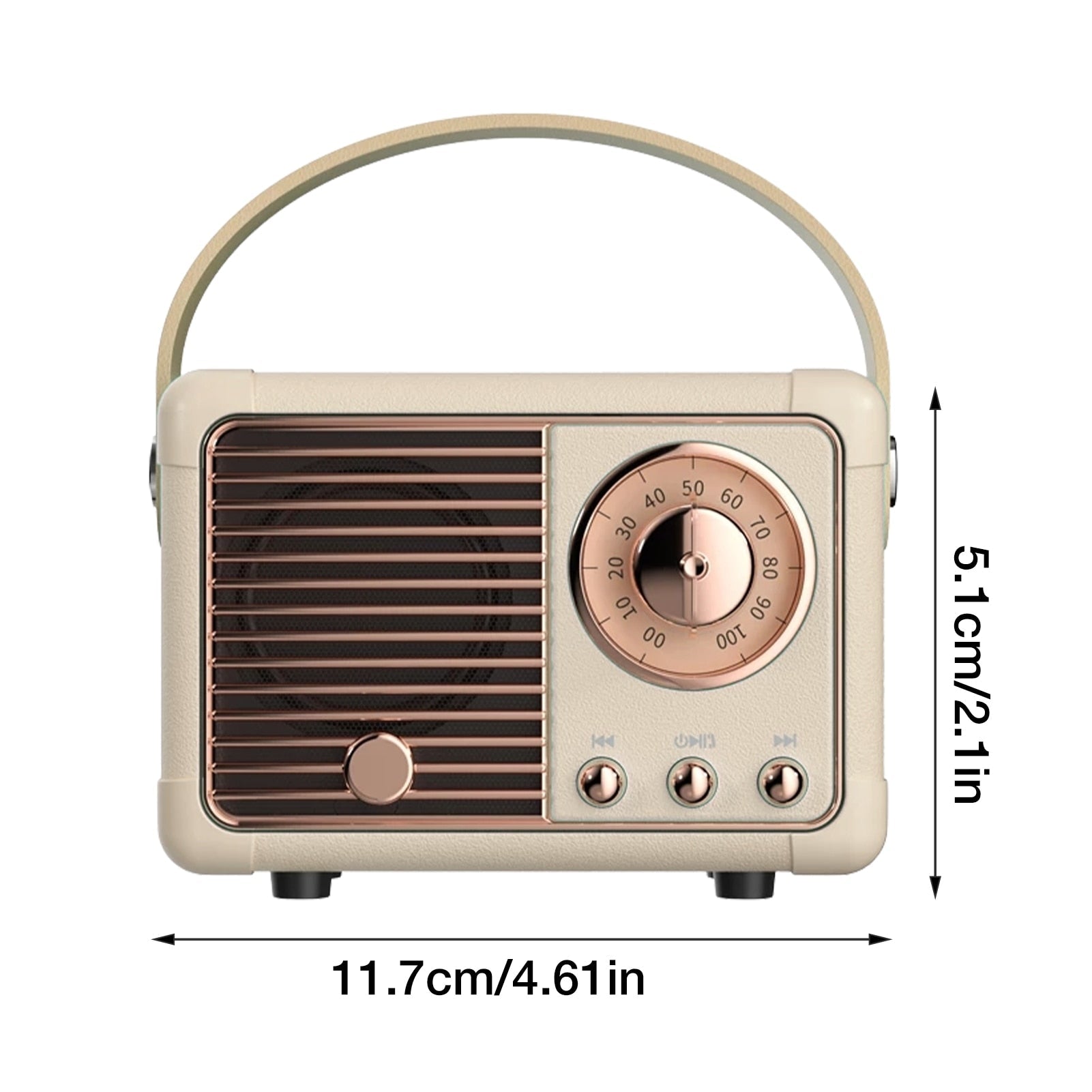 Bluetooth kompakter Retro-Lautsprecher mit Radio