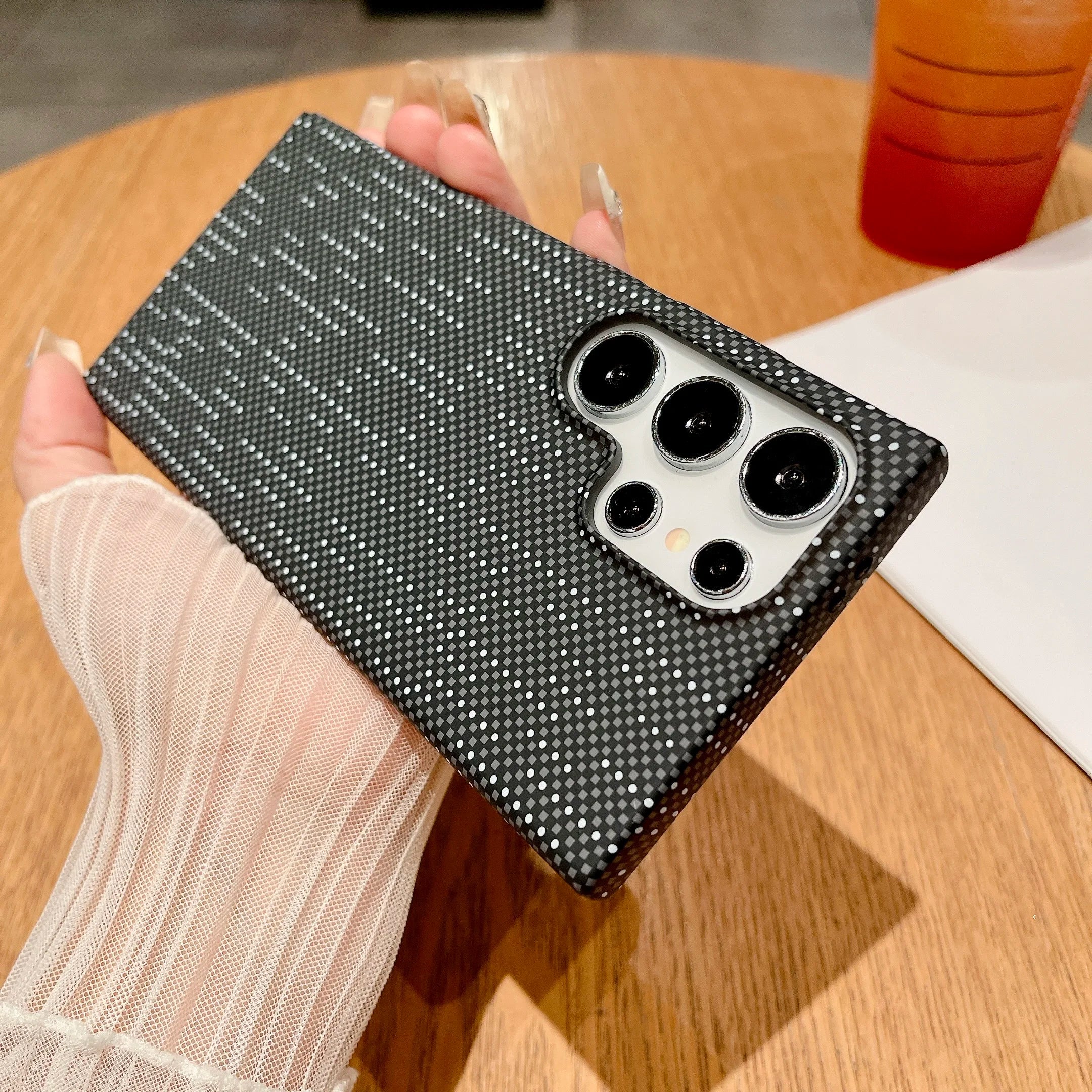 Carbonfaser Samsung Wireless Ladehülle