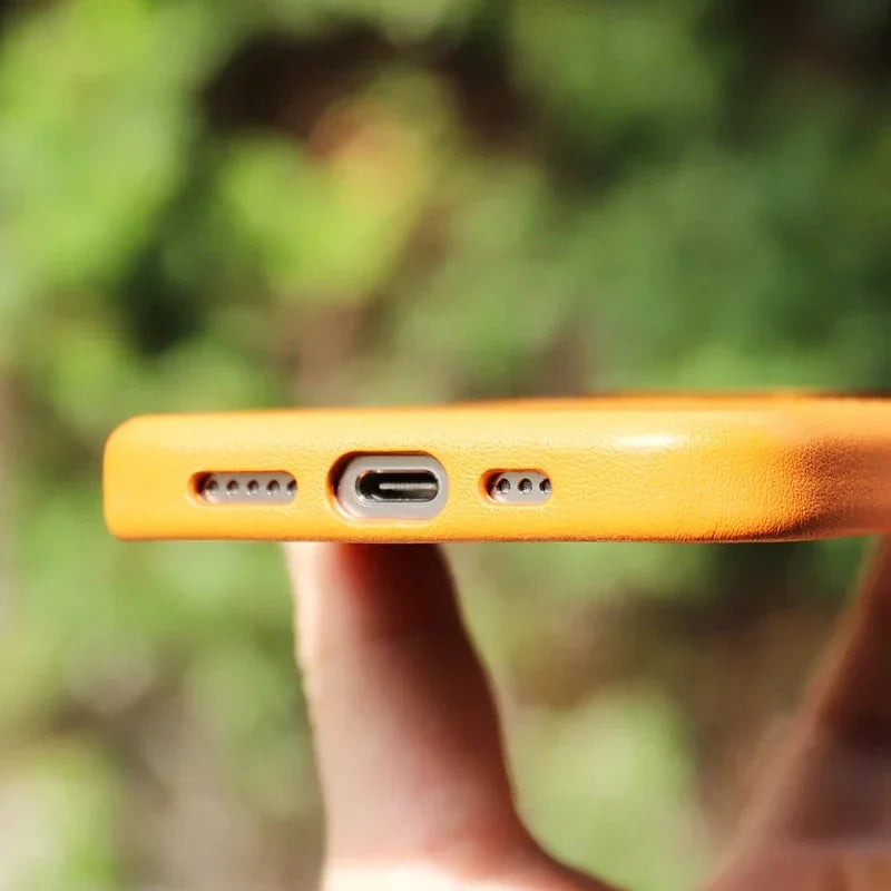 MagSafe Leder iPhone Kartenhalter Schutzhülle