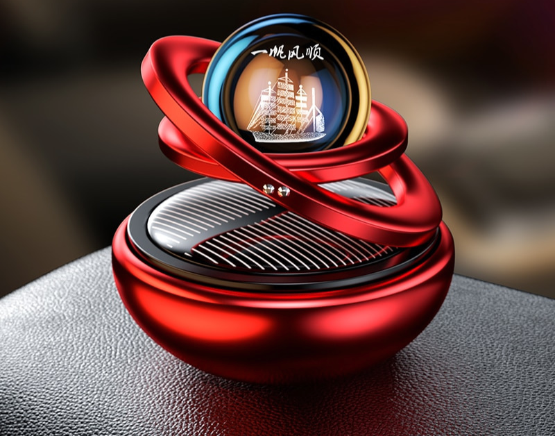 Becotic™ Solar-Auto-Lufterfrischer | Cooles Design und funktioniert mit Solarenergie