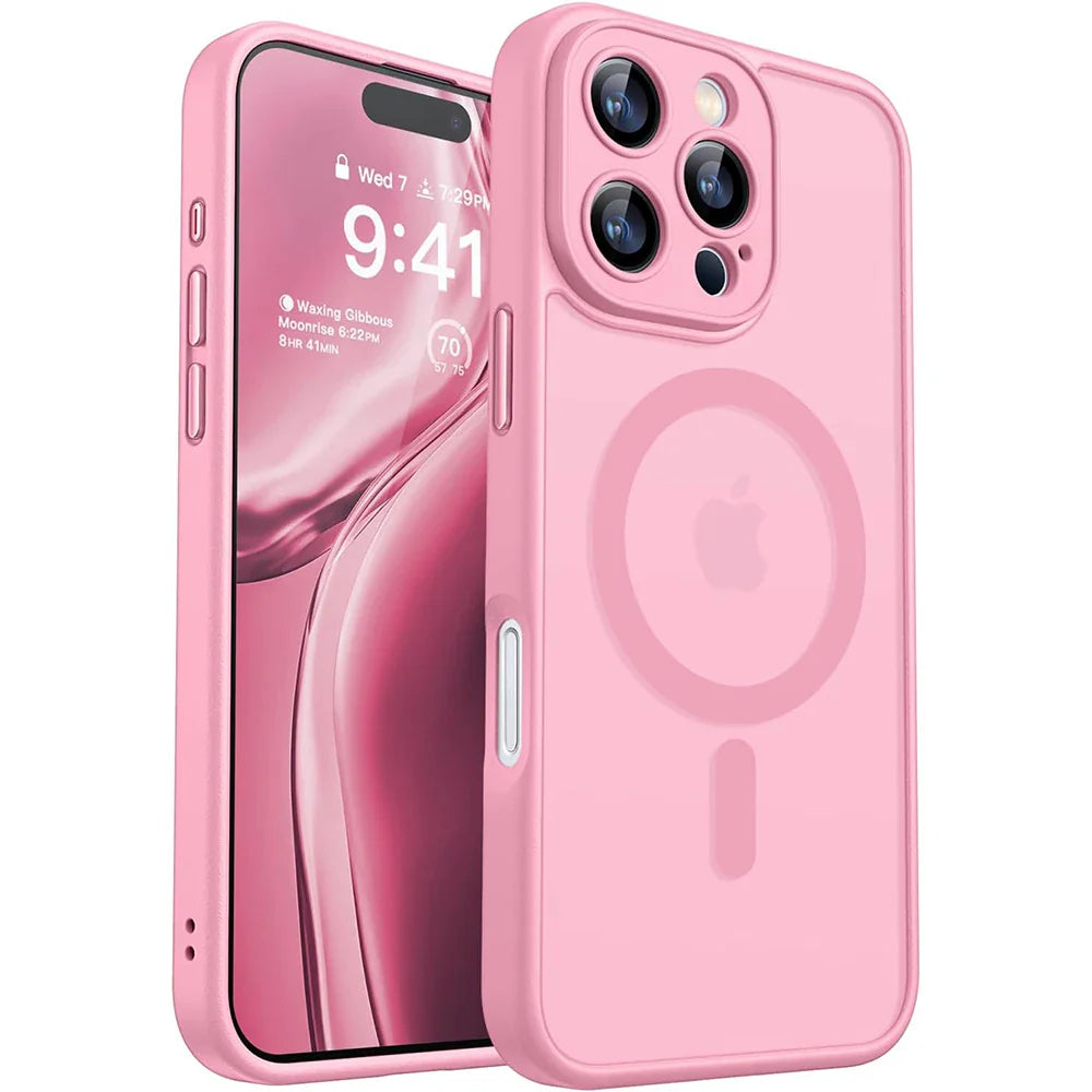 Hybrid Schockfeste iPhone Matte Transparente MagSafe Hülle