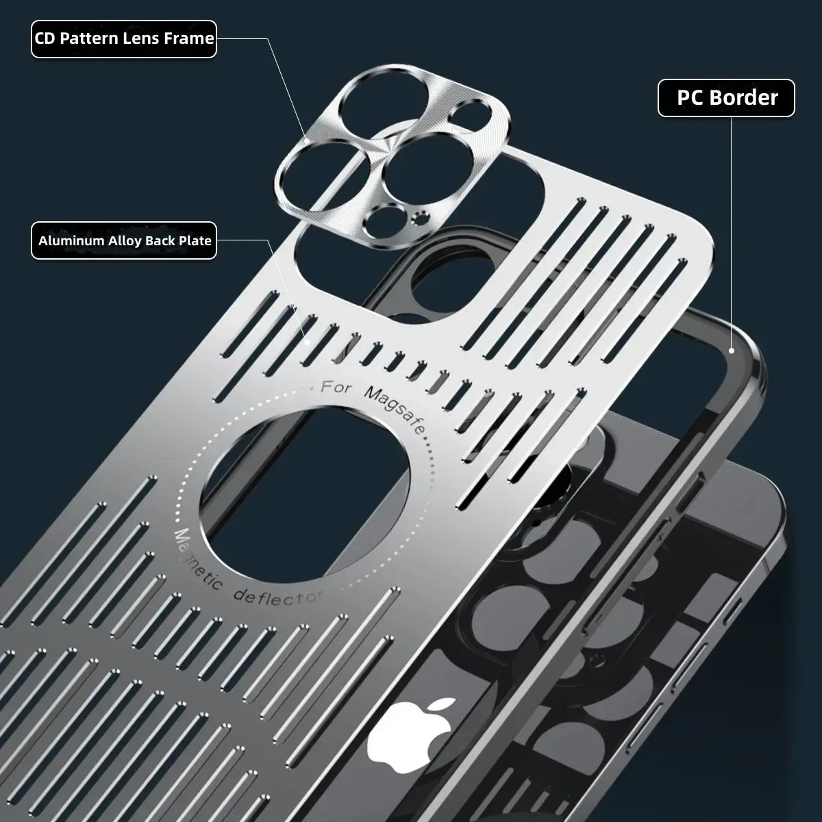 Magnetisches Metallgehäuse für iPhone
