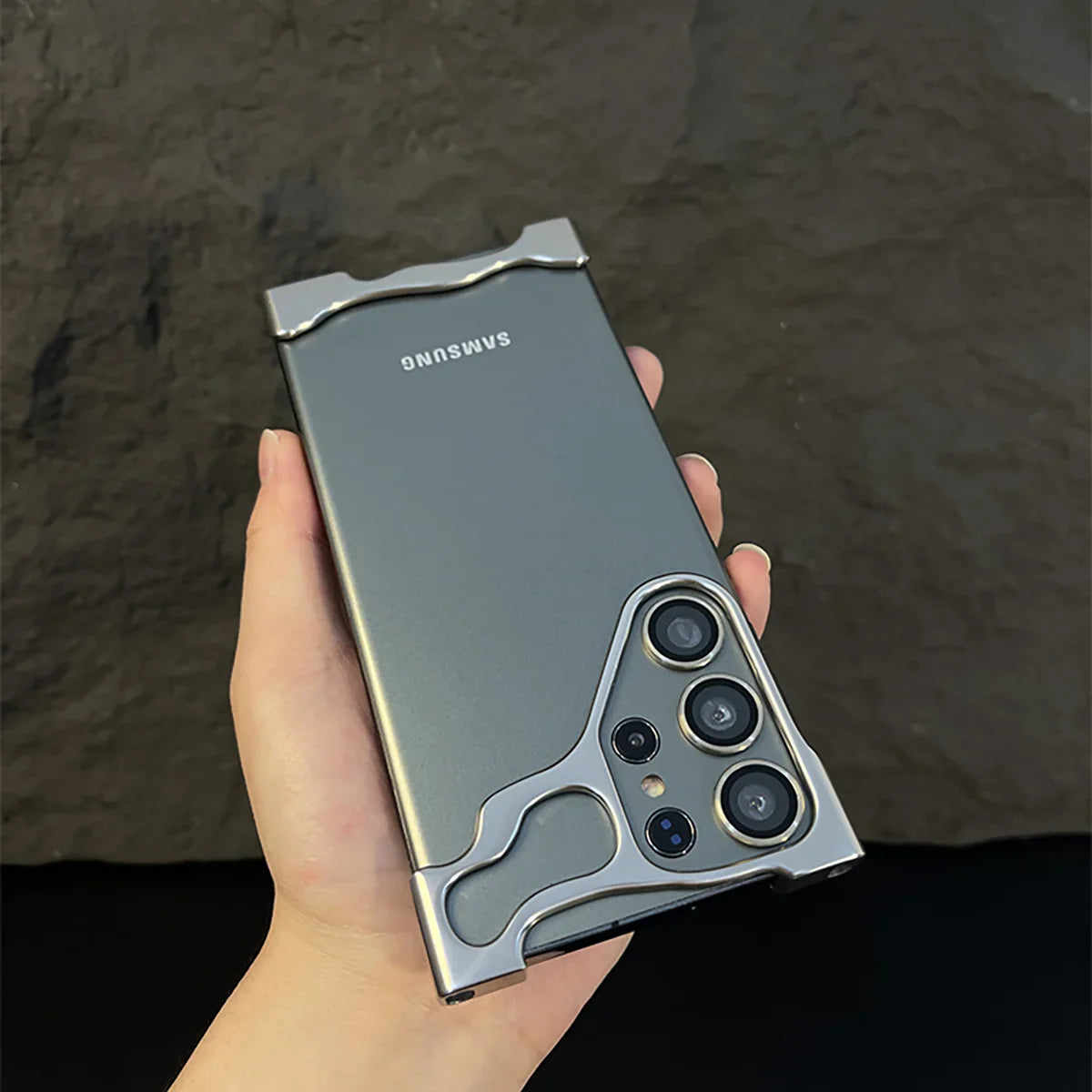 Premium schockfeste Aluminiumhülle für Samsung S23/S24