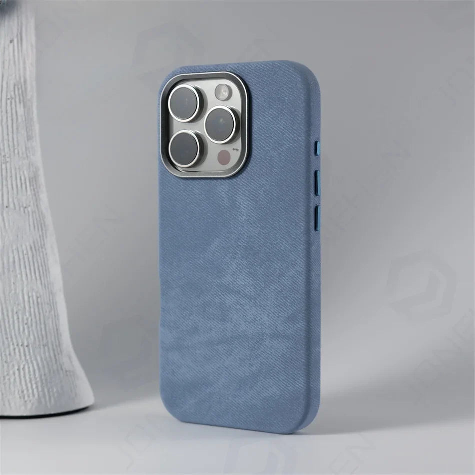 MagSafe iPhone Stoßfeste Flanellfaserhülle