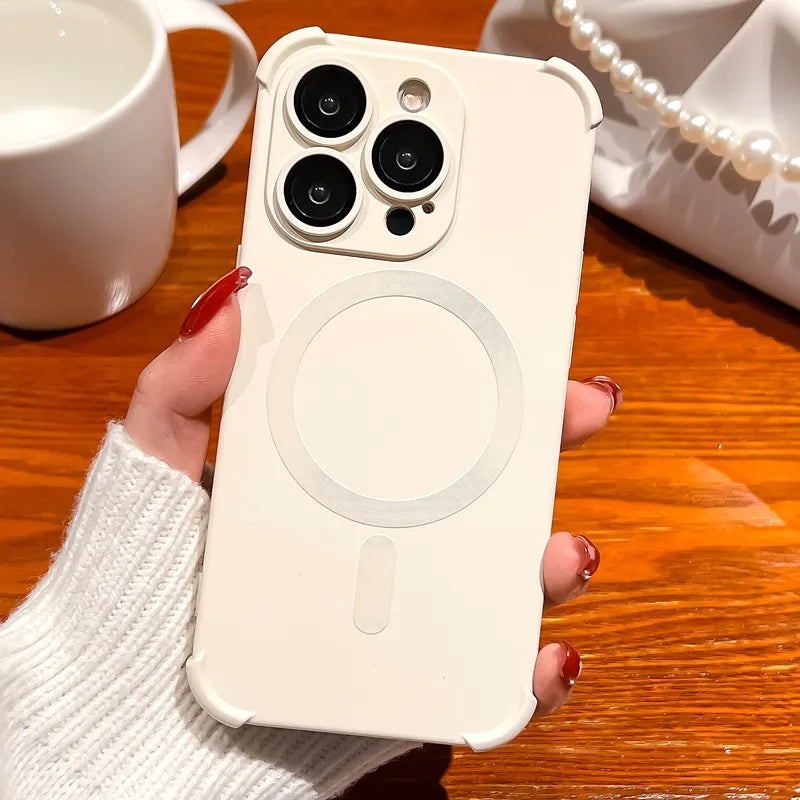 Robuste Impact Armor Magsafe kabelloses Ladeetui für iPhone