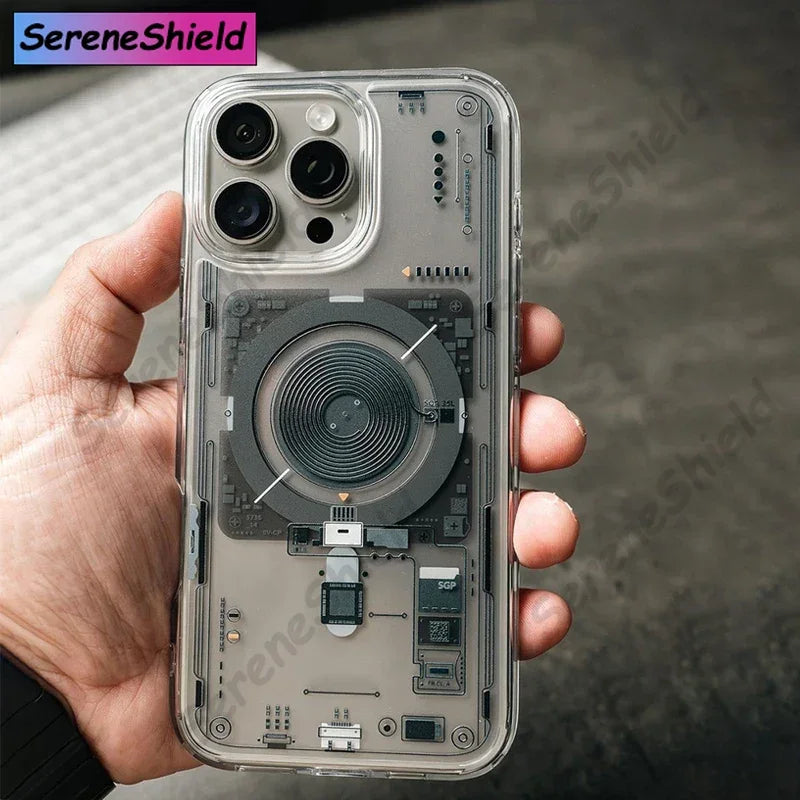 Magnetische Anti-Fall-Hülle für iPhone 16 Pro Max
