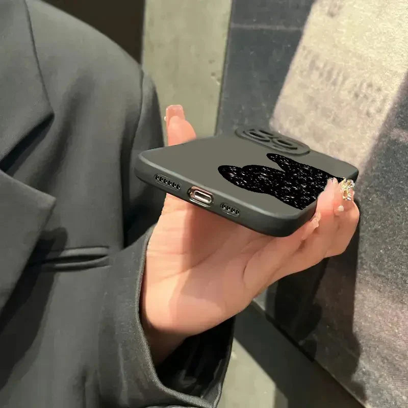 Bärenbedruckte Silikon-iPhone-Schockschutz-Hülle