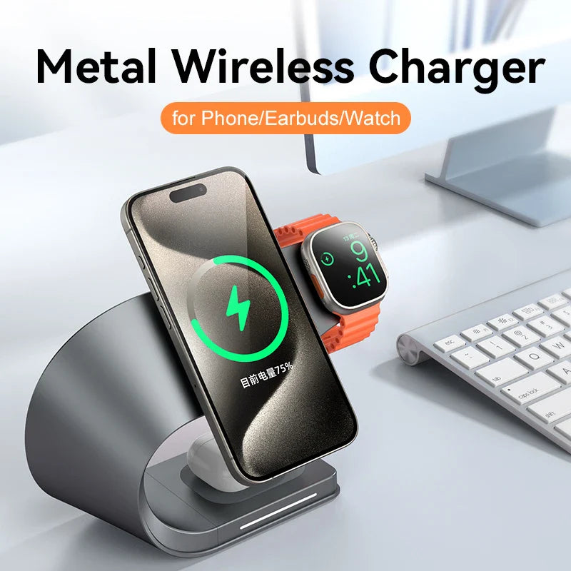 MagCool 4-in-1 Metall Wireless Charger
