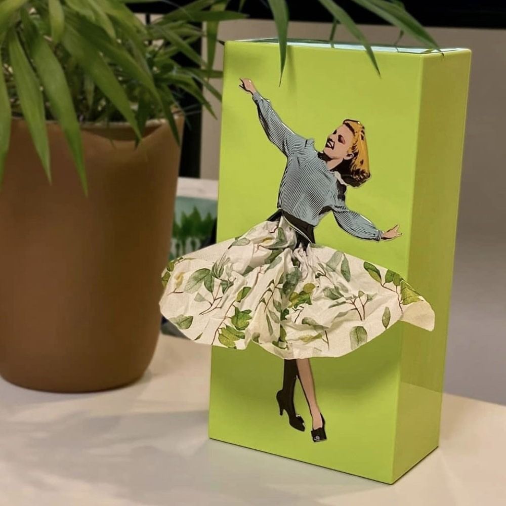 Fliegender Rock Taschentuchbox