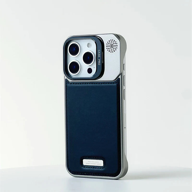 MagSafe Leder Kickstand Hülle für iPhone